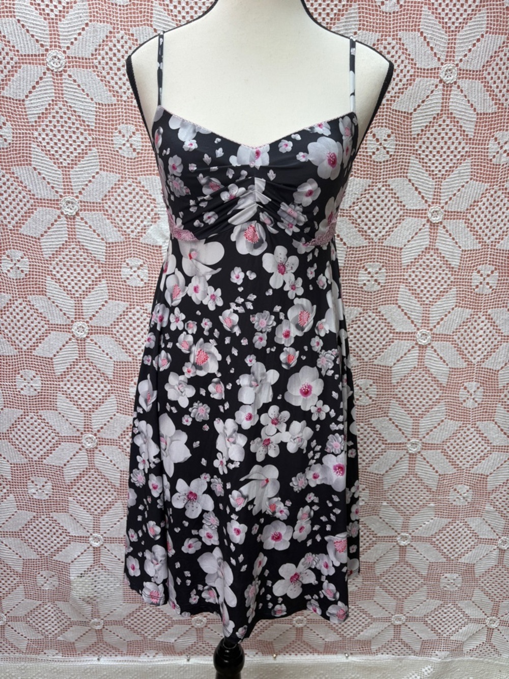 La Vie en Rose Floral Slip Dress | S